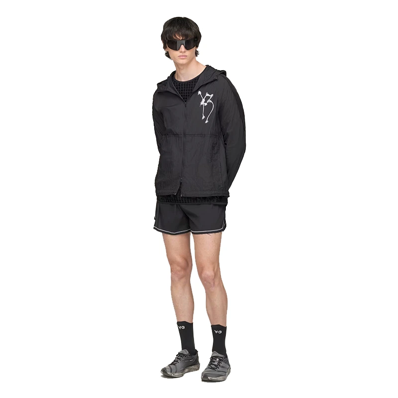 Adidas Y-3 Chito Graphic Running Black Jacket - Image 6