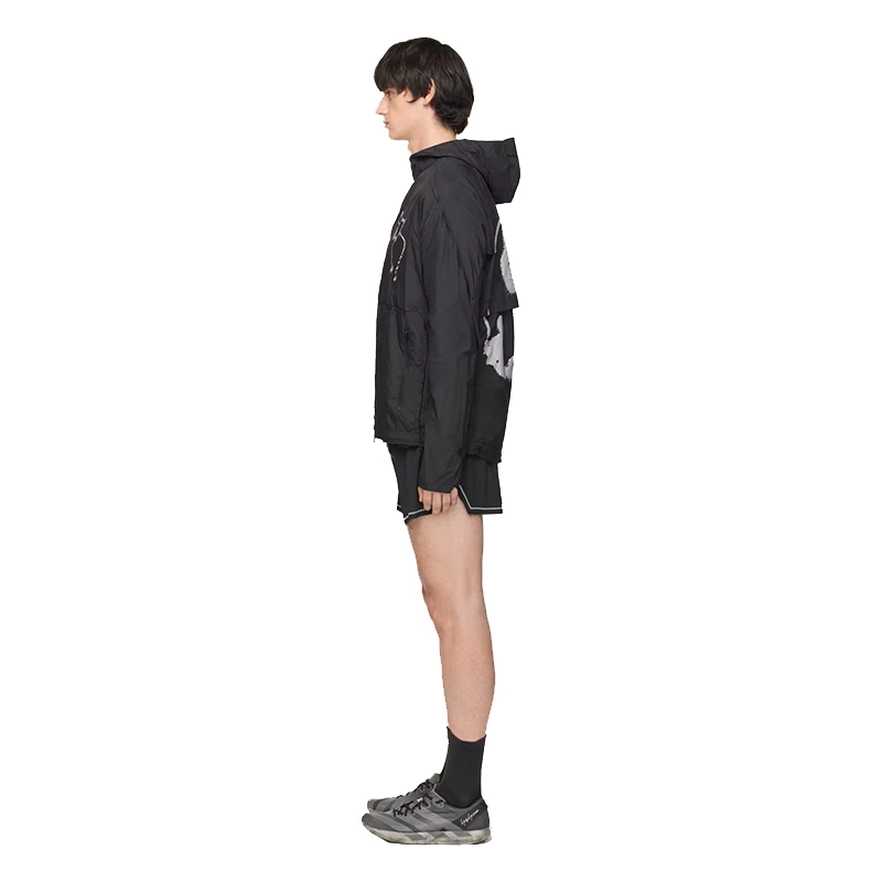 Adidas Y-3 Chito Graphic Running Black Jacket - Image 4