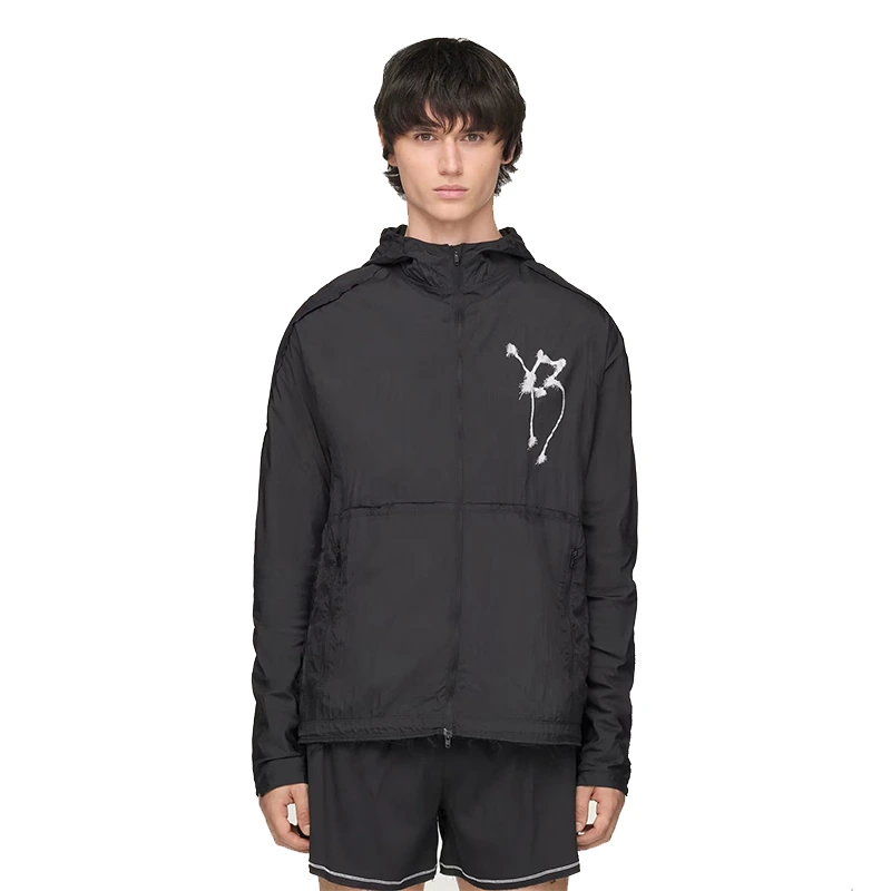 Adidas Y-3 Chito Graphic Running Black Jacket - Image 3