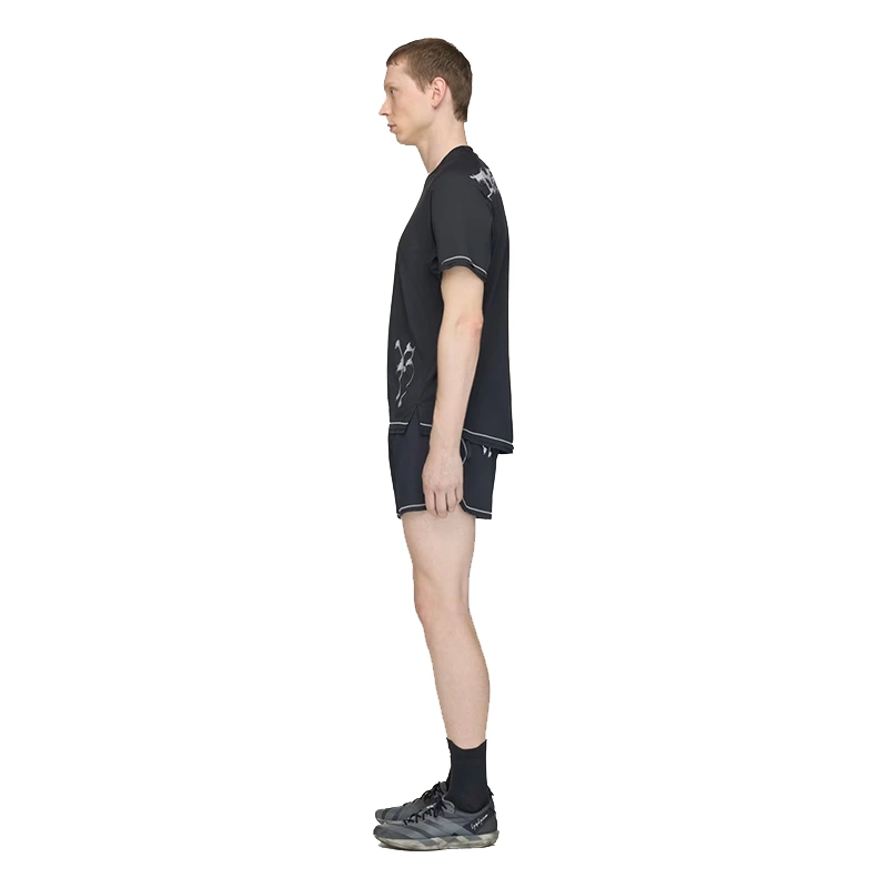 Adidas Y-3 Chito Graphic Running Short Sleeve Tee - Image 4