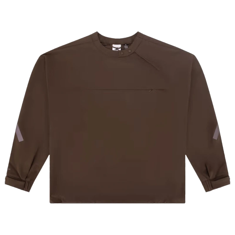 Adidas x Entire Studios Z.N.E. Half Zip Woven Brown Sweatshirt