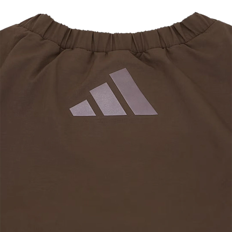 Adidas x Entire Studios Z.N.E. Half Zip Woven Brown Sweatshirt - Image 5