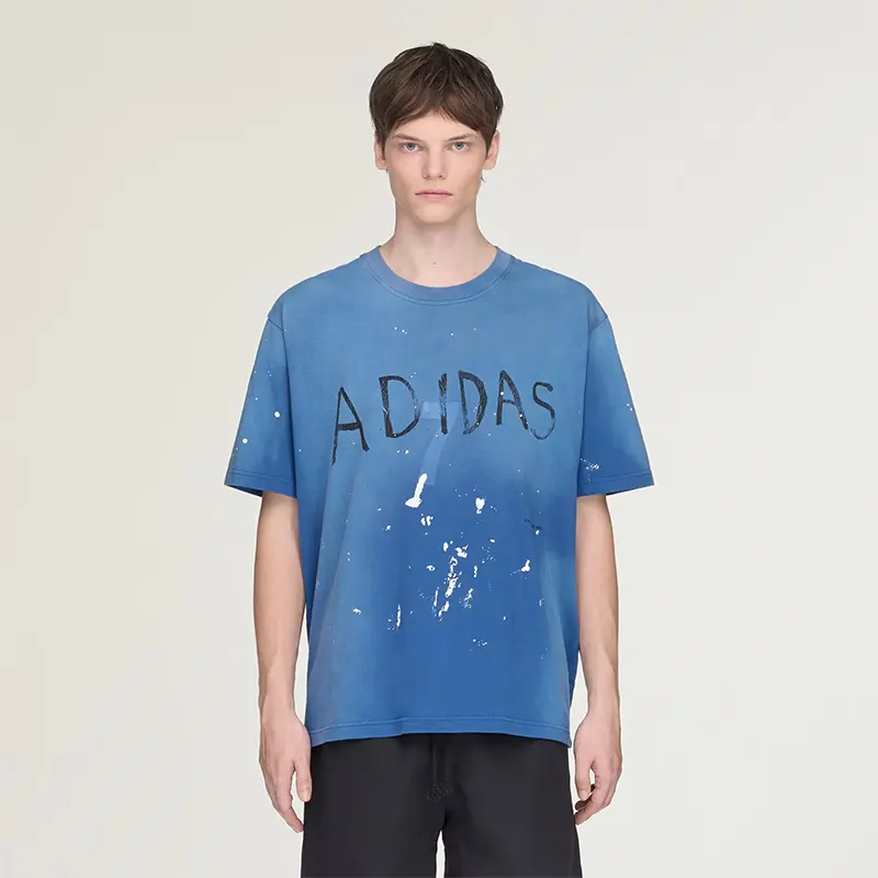 Adidas x Song For The Mute 007 Dusky Petrol Short Sleeve Tee - Image 3