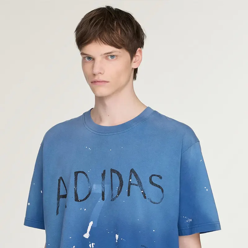 Adidas x Song For The Mute 007 Dusky Petrol Short Sleeve Tee - Image 9