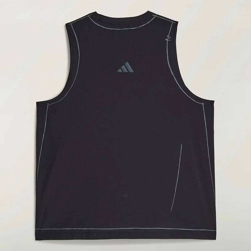 Adidas x Song For The Mute adi365 Black Running Tank Top - Image 2