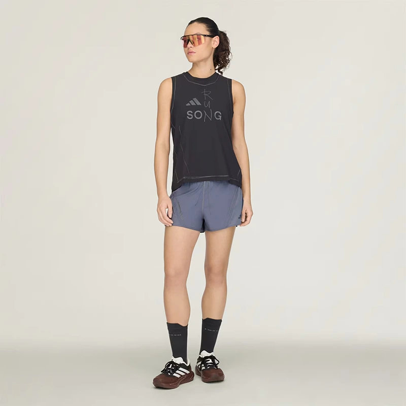 Adidas x Song For The Mute adi365 Black Running Tank Top - Image 6