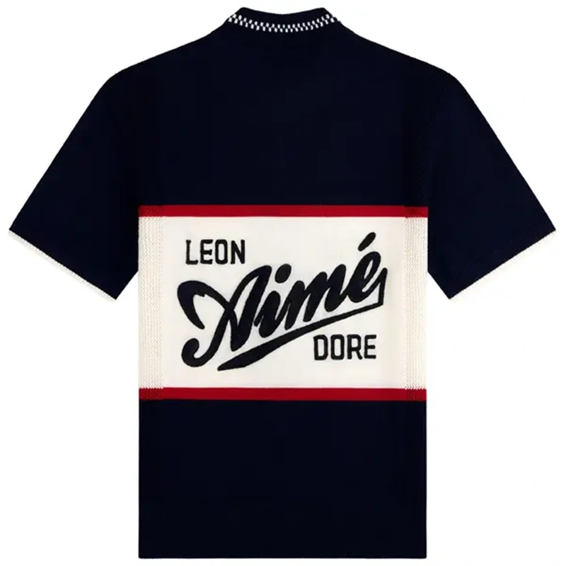 Aimé Leon Dore Merino Wool Cycling Navy Blazer Jersey - Image 2