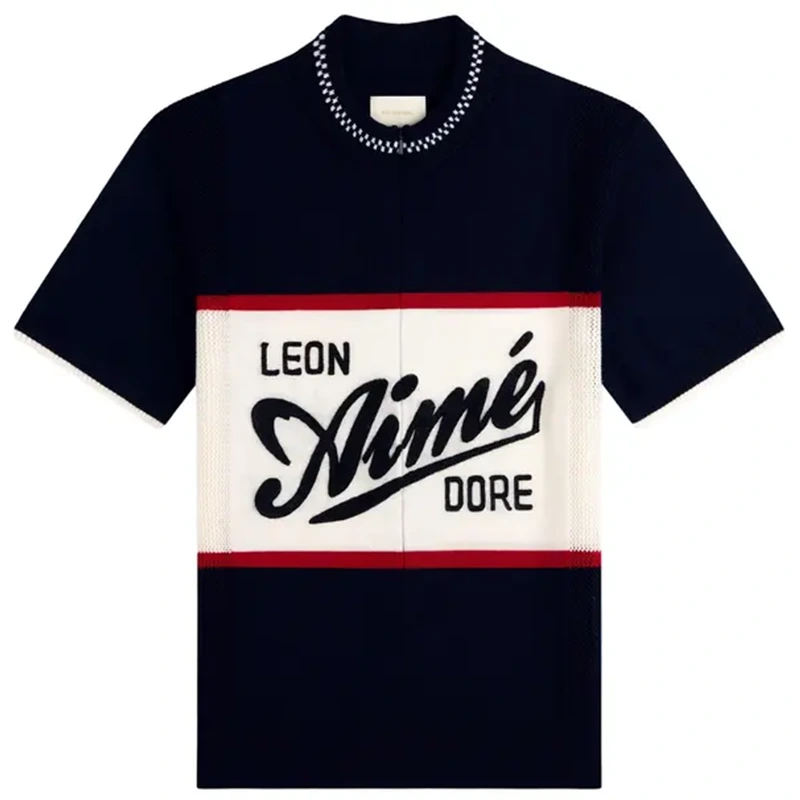 Aimé Leon Dore Merino Wool Cycling Navy Blazer Jersey