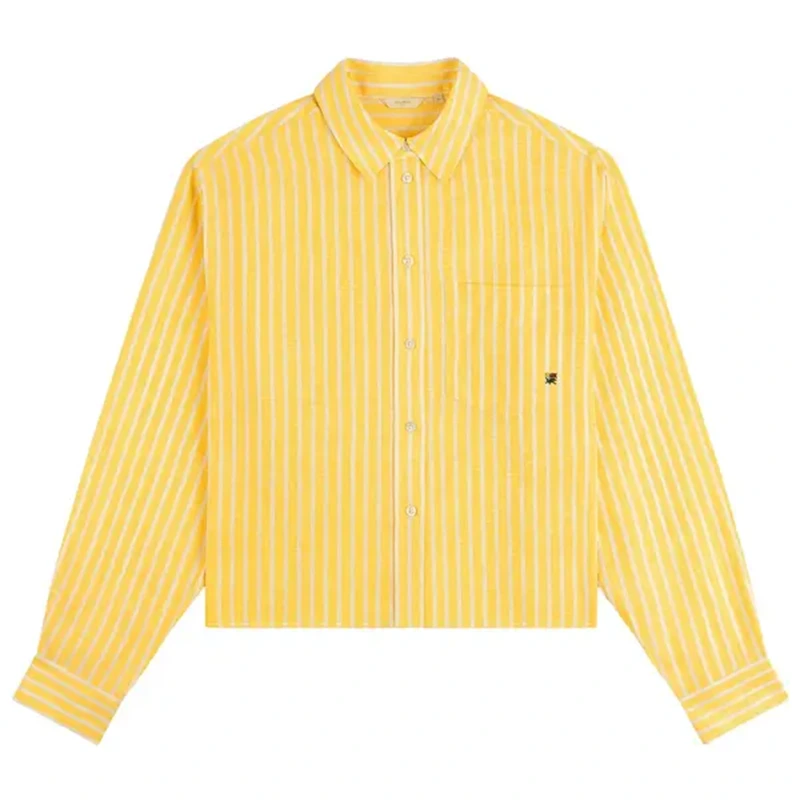 Aimé Leon Dore Snapdragon Striped Linen Casual Shirt