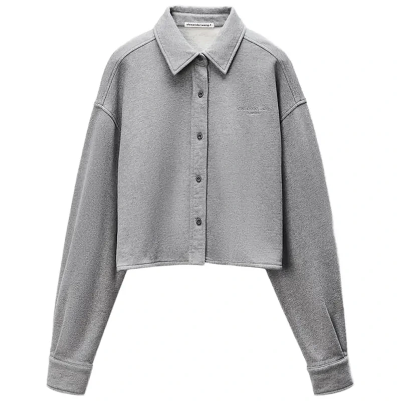 Alexander Wang Cropped Button Down Shirt