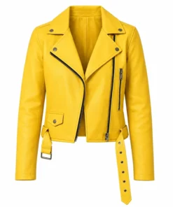 Alexandra Park Yellow Biker Jacket