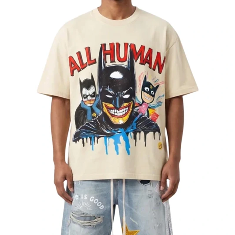 All Human Dark Knight V2 T-shirt - Image 3
