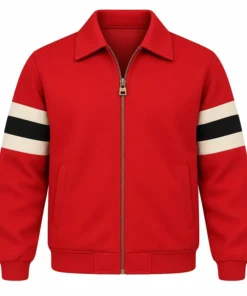 Andrew Garfield Red Track Jacket