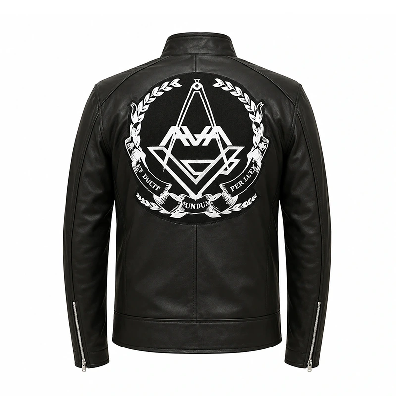 Angels And Airways Love Leather Jacket - Image 2