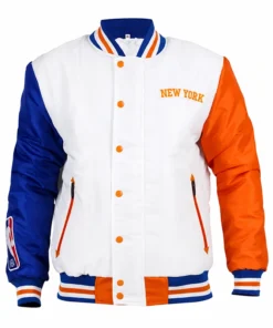 Anne Hathaway Knicks Varsity Jacket