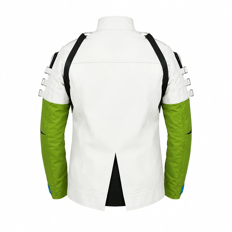 Apex Legends Crypto Leather Jacket - Image 2