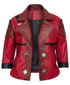 Arcane 4 Violet Red Leather Jacket