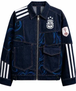 Argentina World Cup Denim Sports Jacket