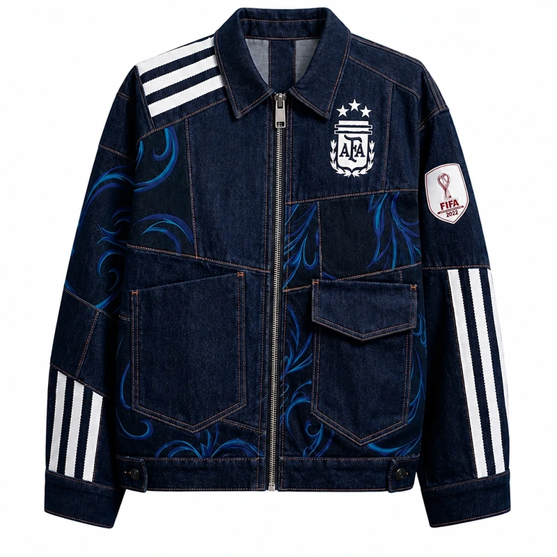 Argentina World Cup Denim Sports Jacket
