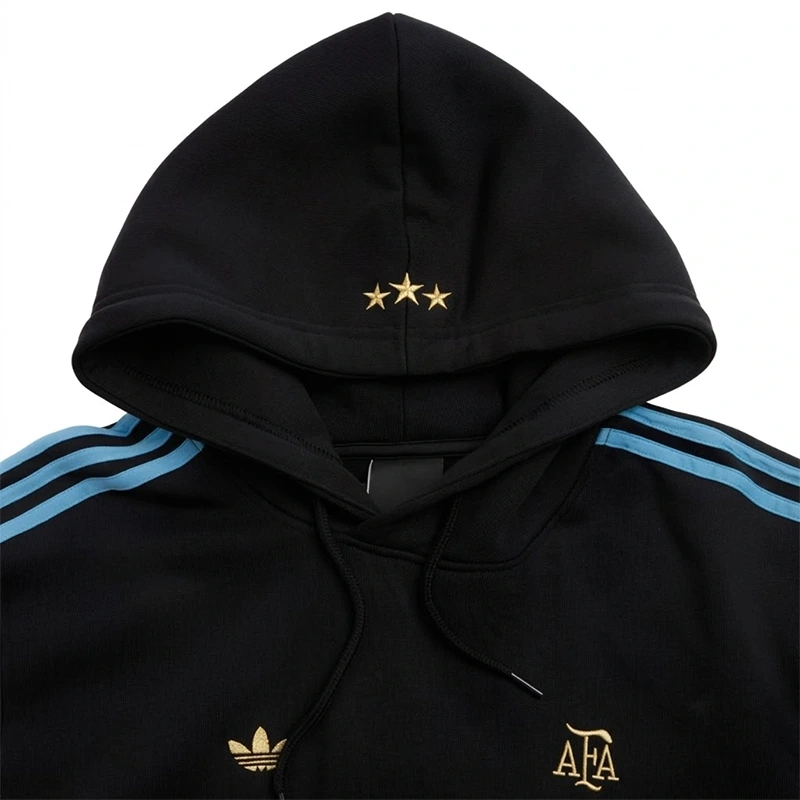 Argentina x Thrasher Black Hoodie - Image 3