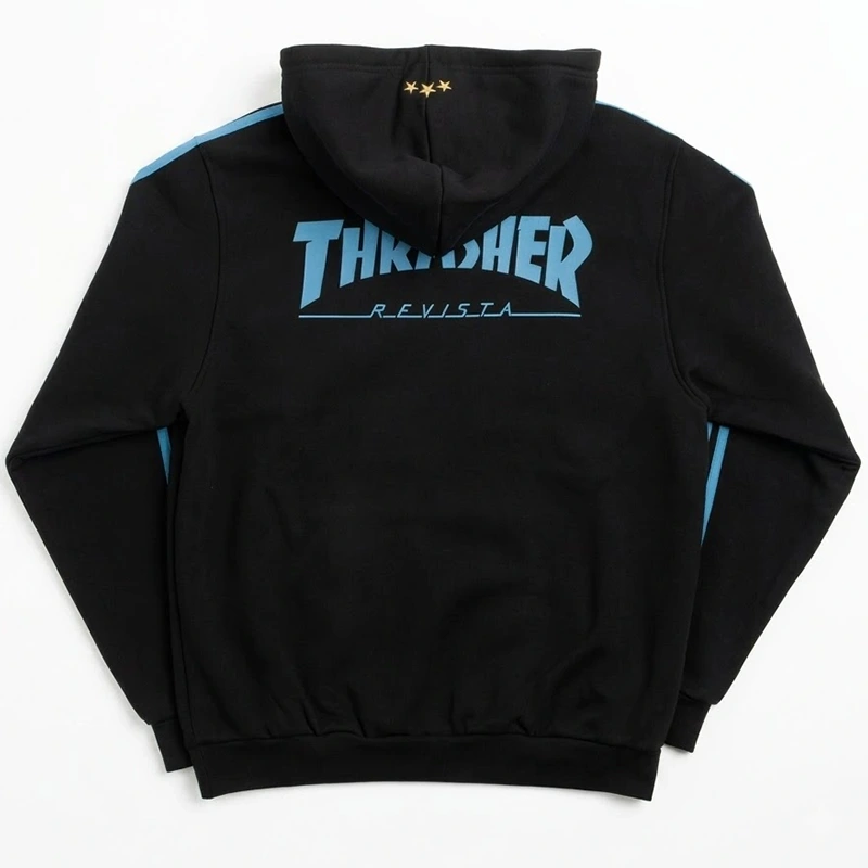 Argentina x Thrasher Black Hoodie - Image 2
