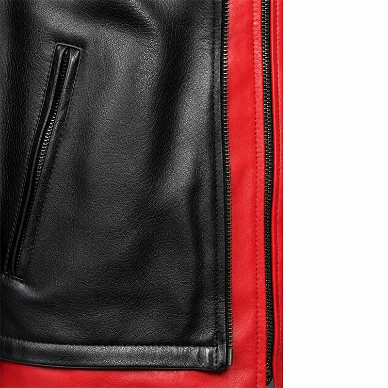 Arkham Knight Red Hood Leather Jacket - Image 3