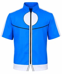 Ash Ketchum Pokemon Blue and White Jacket
