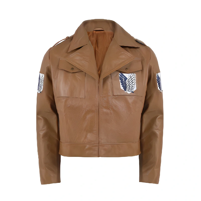 Attack on Titan Scout Brown Leather Jacket