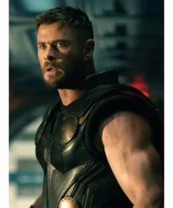 Avengers Doomsday 2026 Thor Black Leather Vest