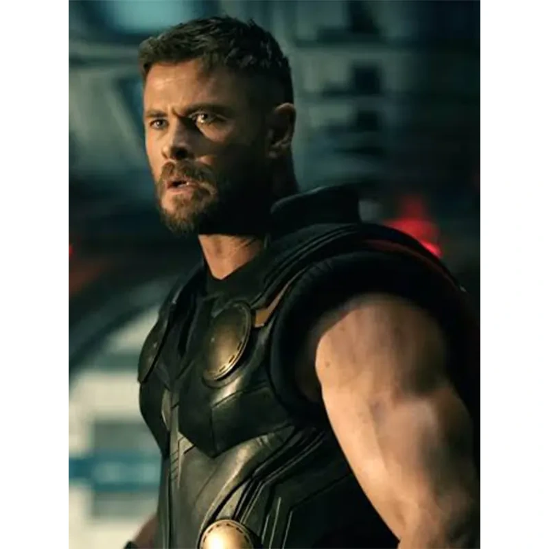 Avengers Doomsday 2026 Thor Black Leather Vest