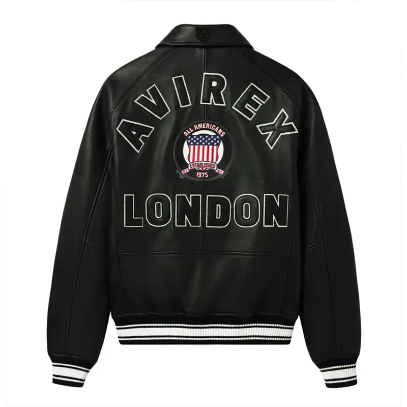 Avirex london Icon Leather Jacket - Image 3