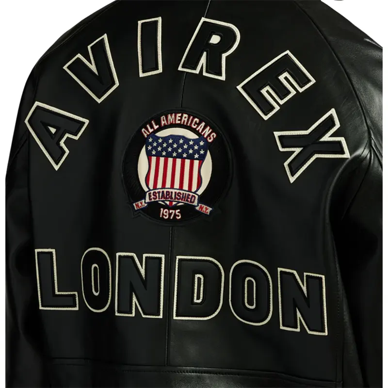 Avirex london Icon Leather Jacket - Image 4