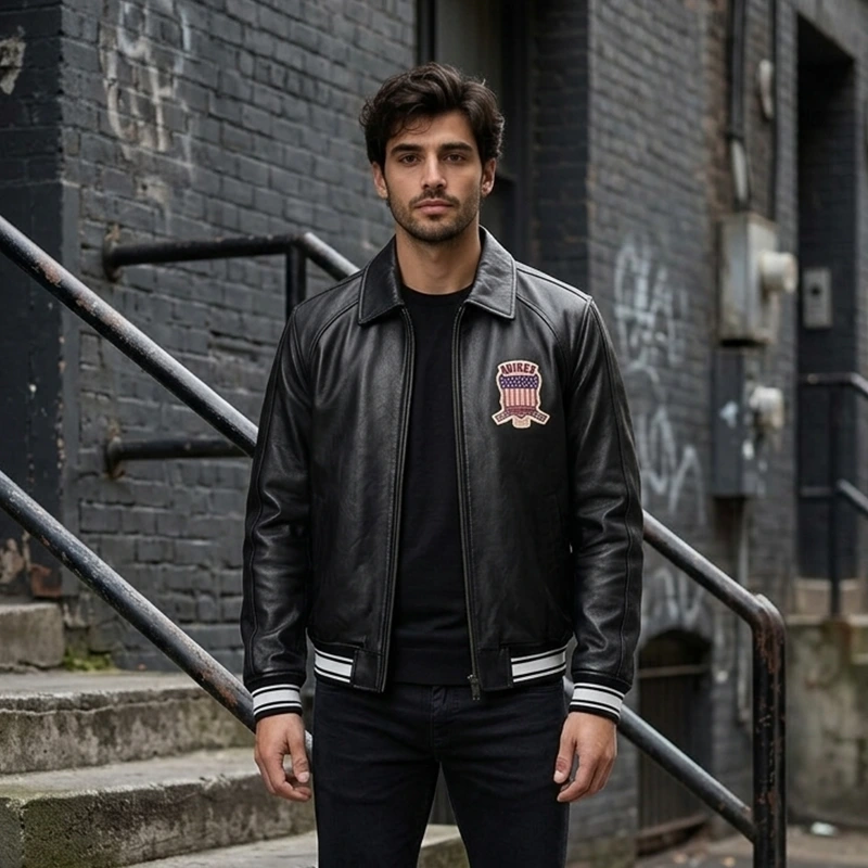 Avirex london Icon Leather Jacket