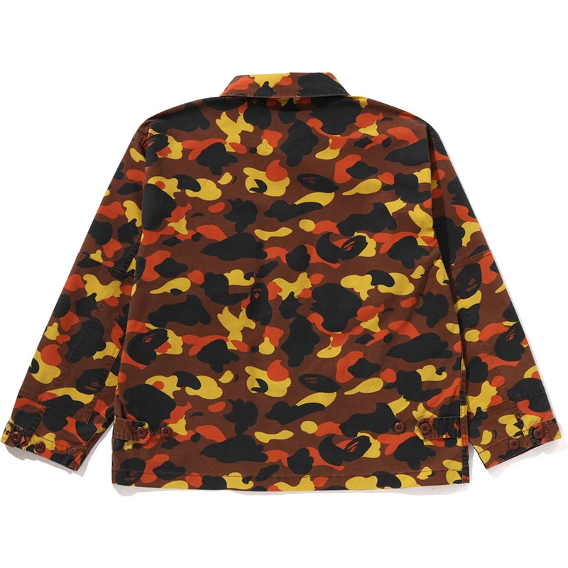 BAPE 1st Camo Heavy Washed Multi Pocket Cargo Shirt - Image 2