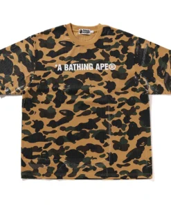 BAPE 1st Camo Logo Relaxed Fit Sequin Tee