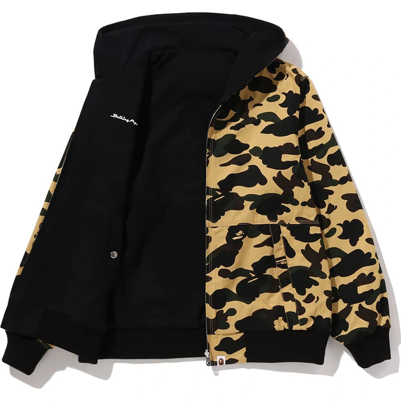 BAPE 1st Camo Reversible Zip Hoodie Jacket - Image 4