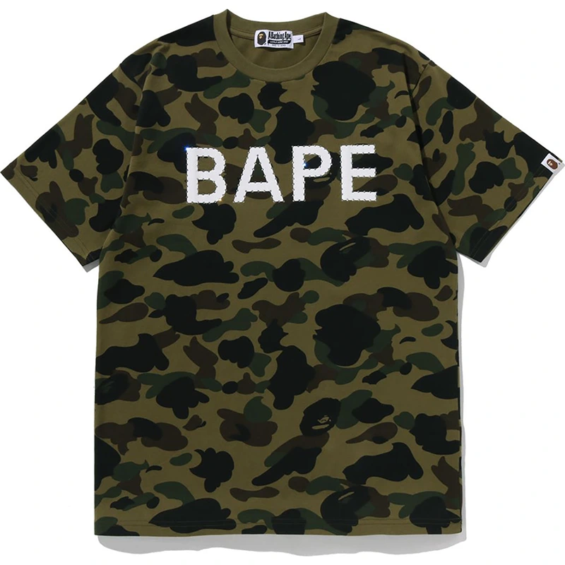 BAPE 1st Camo Rhinestone Tee