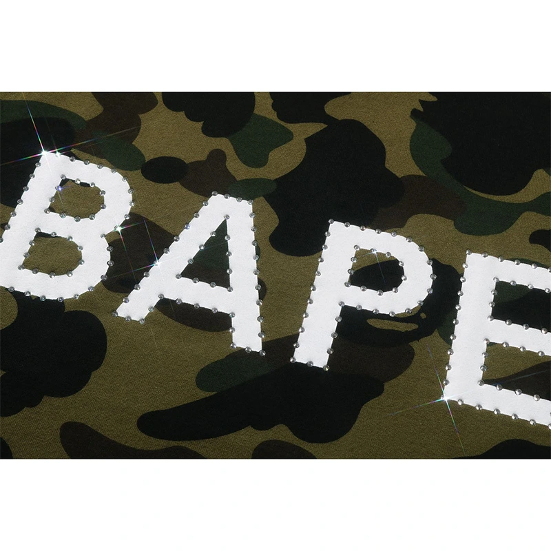 BAPE 1st Camo Rhinestone Tee - Image 3