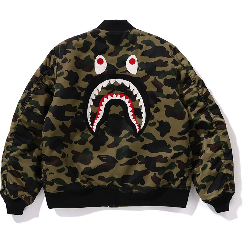 BAPE 1st Camo Shark MA-1 Jacket - Image 2