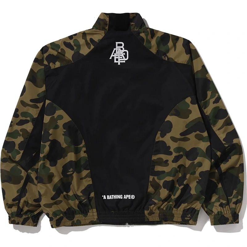BAPE 1st Camo Stand Collar Track Jacket - Image 2
