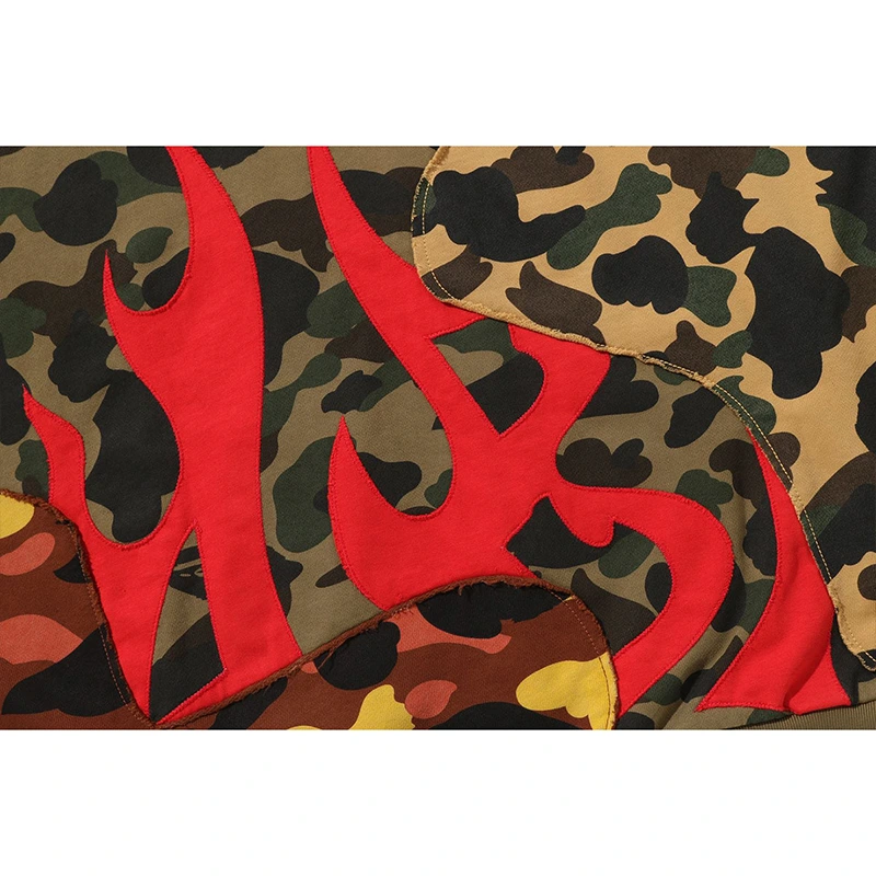 BAPE 1st Camo Upcycled Relaxed Fit Full Zip Hoodie - Image 4