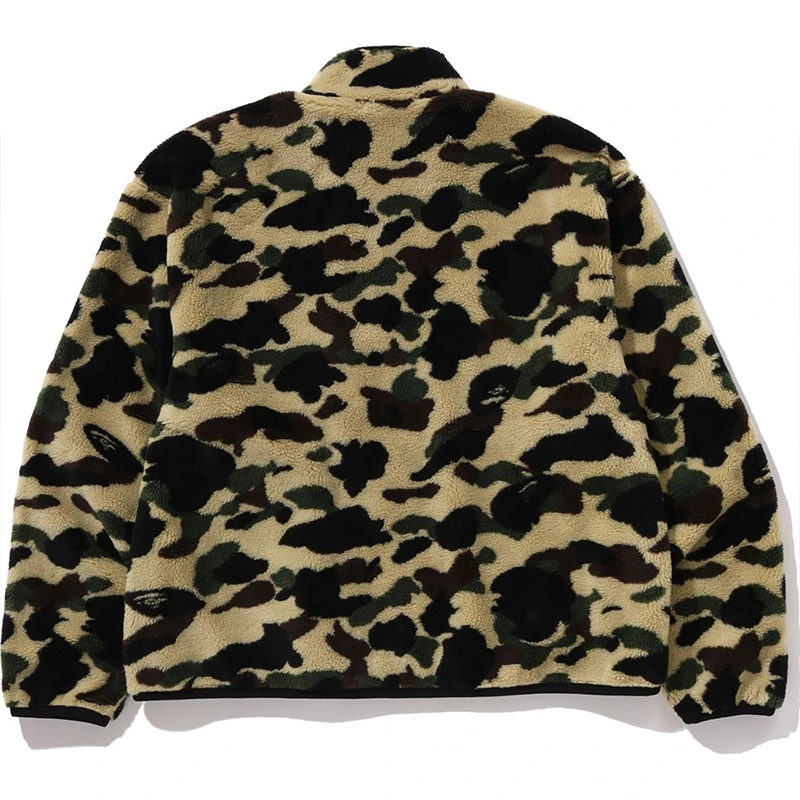 BAPE 1st Camo Yellow Fleece Jacket - Image 3