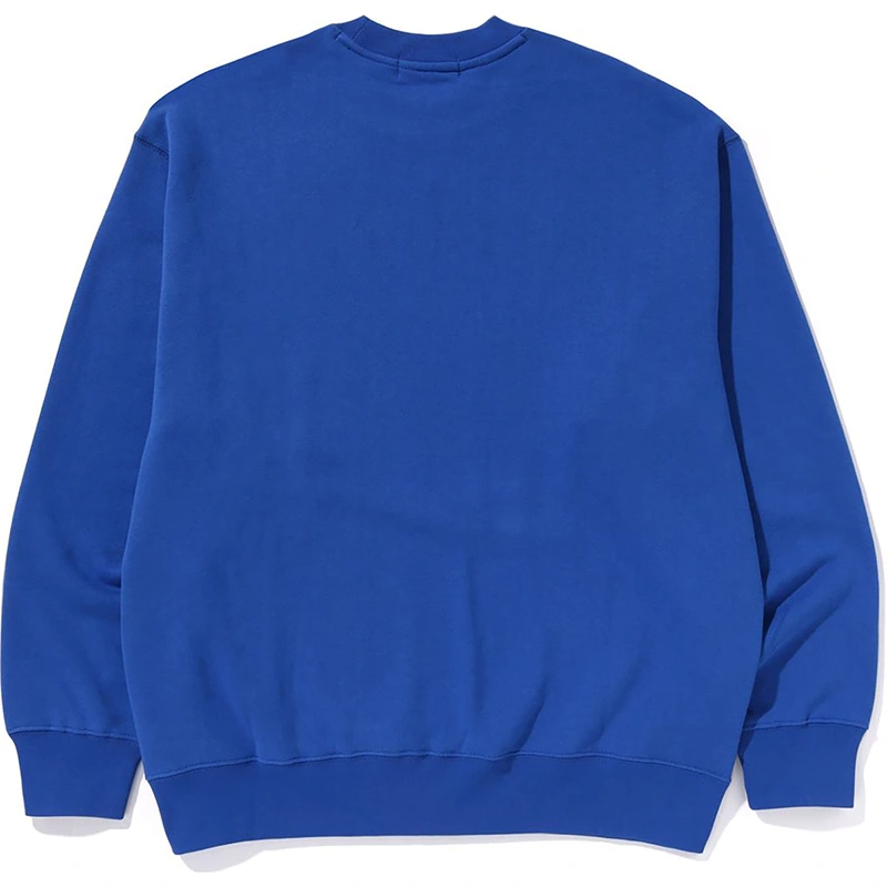 BAPE ABC Blue Camo Ape Head Relaxed Fit Crewneck Sweatshirt - Image 2