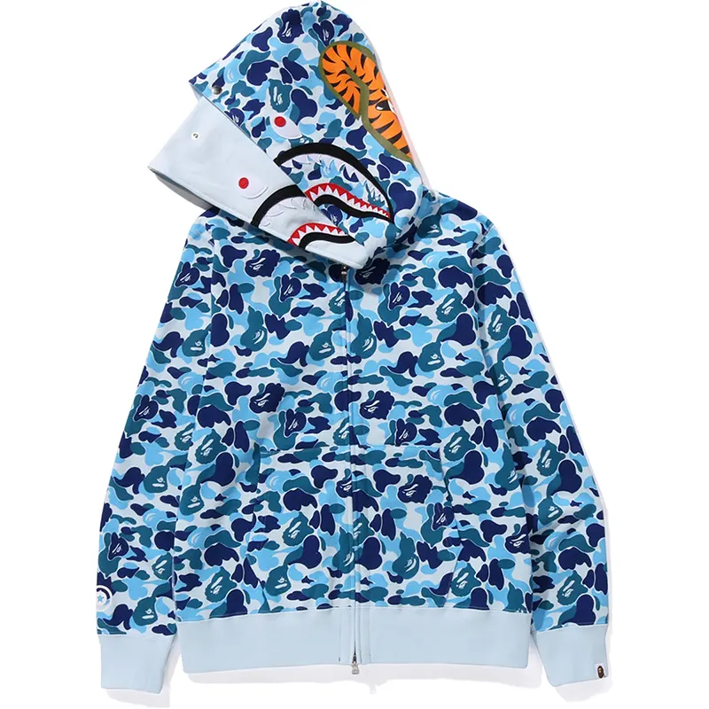 BAPE ABC Camo Double Shark Full Zip Hoodie - Image 3