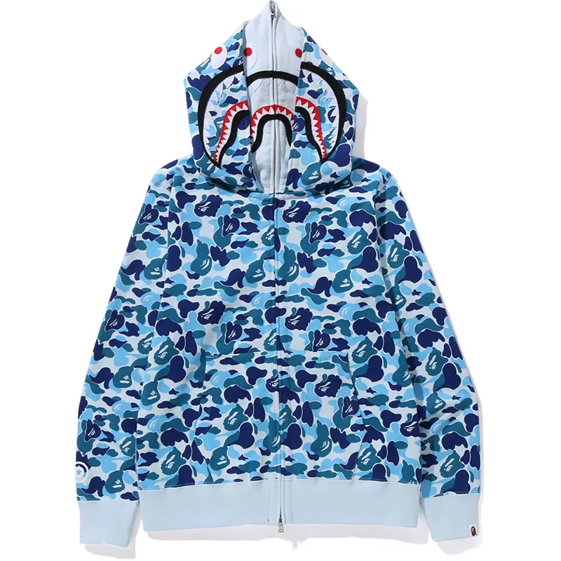 BAPE ABC Camo Double Shark Full Zip Hoodie
