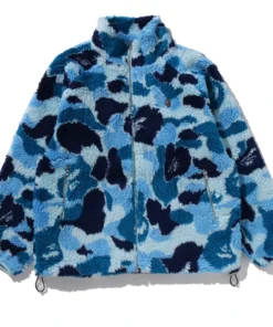 BAPE ABC Camo Metal One Point Boa Jacket