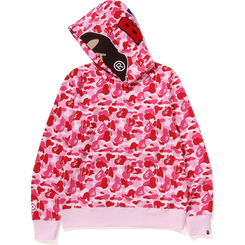 BAPE ABC Pink Camo 2nd Ape Pullover Hoodie - Image 3