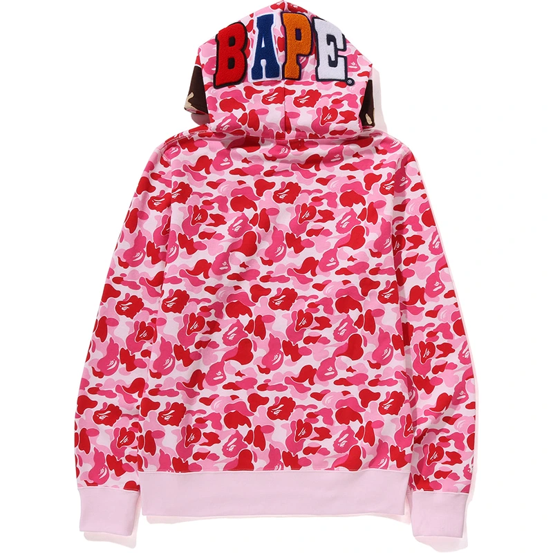 BAPE ABC Pink Camo 2nd Ape Pullover Hoodie - Image 4