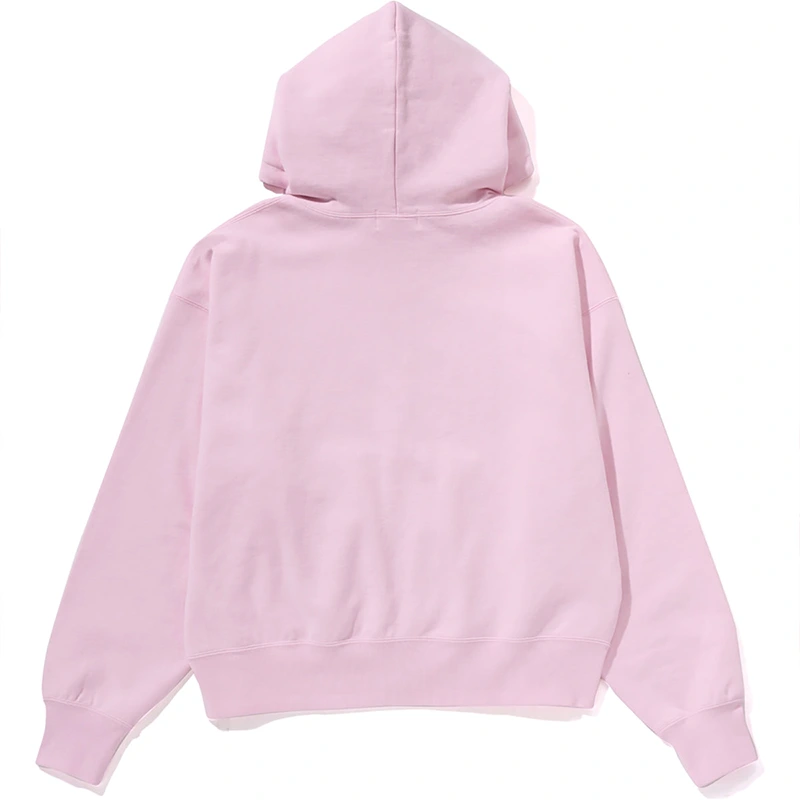 BAPE ABC Pink Camo Crystal Logo Wide Zip Hoodie - Image 2