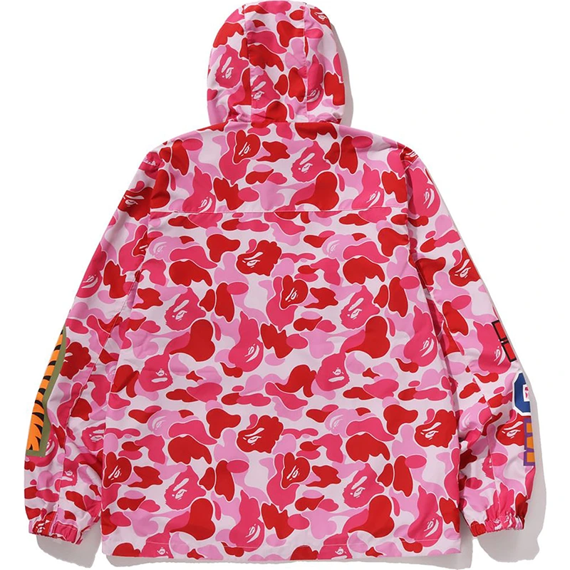 BAPE ABC Pink Camo Shark Hoodie Jacket - Image 3